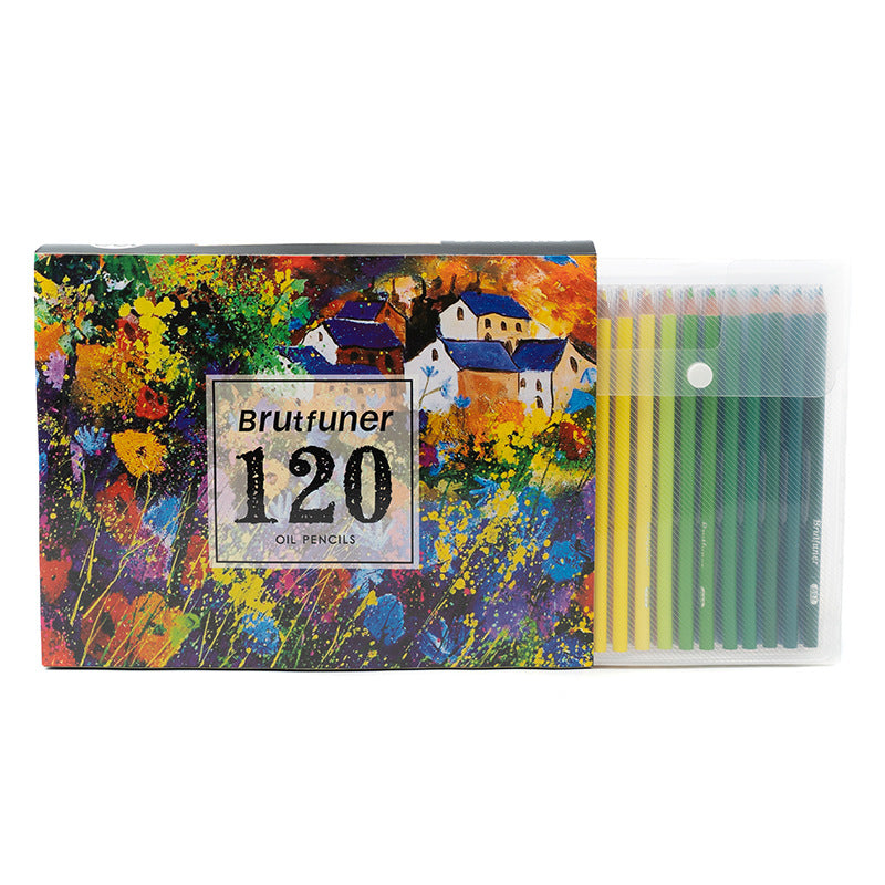 120色彩铅彩色铅笔油性非水溶彩铅漫画彩笔涂鸦120-piece coloured pencil set: oil-based, non-water-soluble coloured pencils for comics and doodling