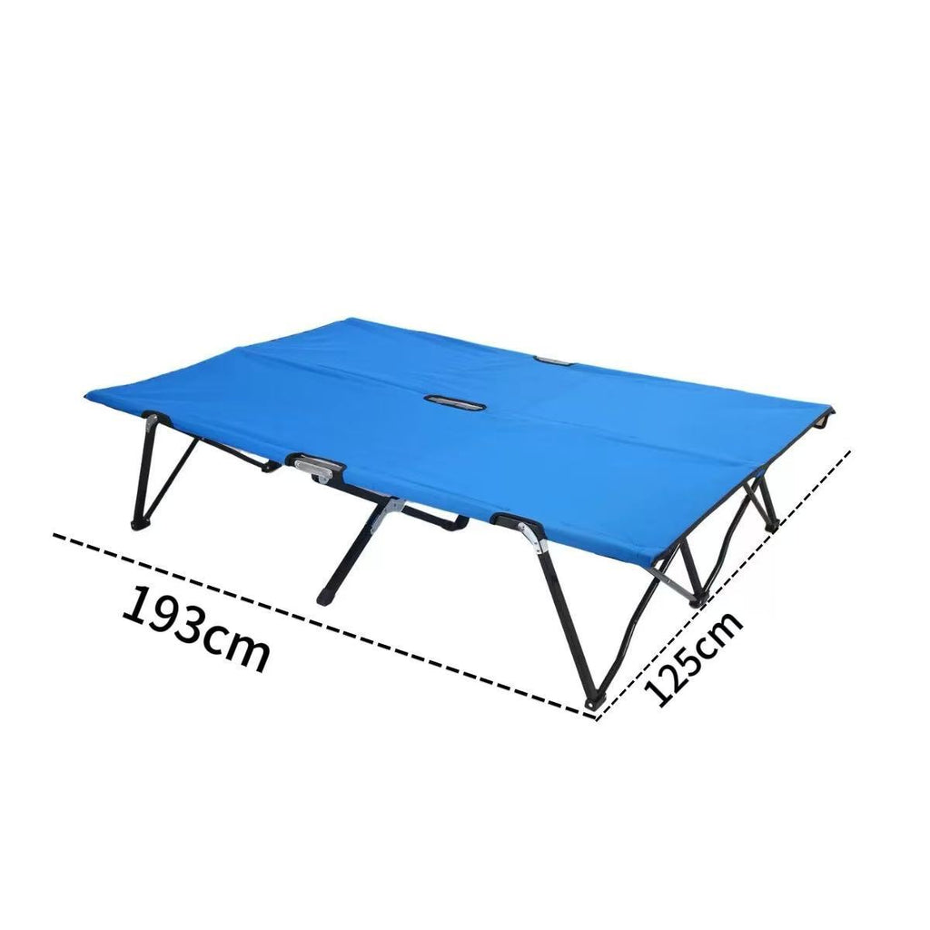 户外行军床便携双人加大加宽多功能折叠床可收纳露营野营Outdoor Camping Bed – Portable, Extra-Large, Extra-Wide, Multi-Functional Folding Bed, Stowable for Camping and Outdoor Use