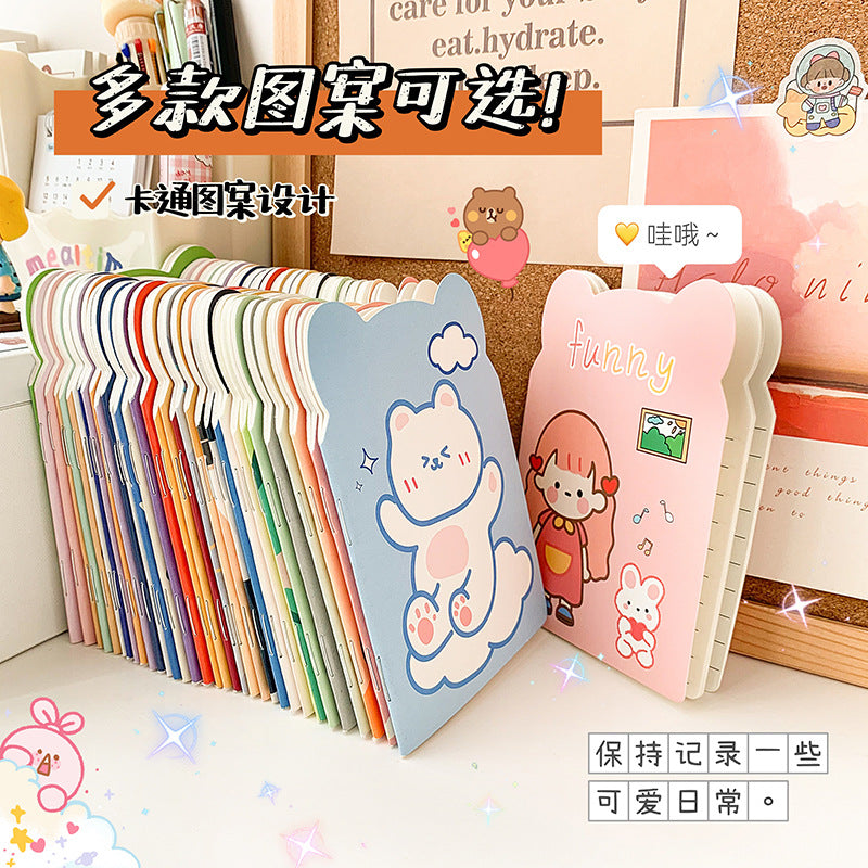 MOKA魔卡可爱迷你记事本卡通动物款口袋笔记小本子小礼物奖品MOKA Cute Mini Notebooks: Cartoon Animal Designs—Pocket-Sized Notebooks, Small Gifts, and Prizes