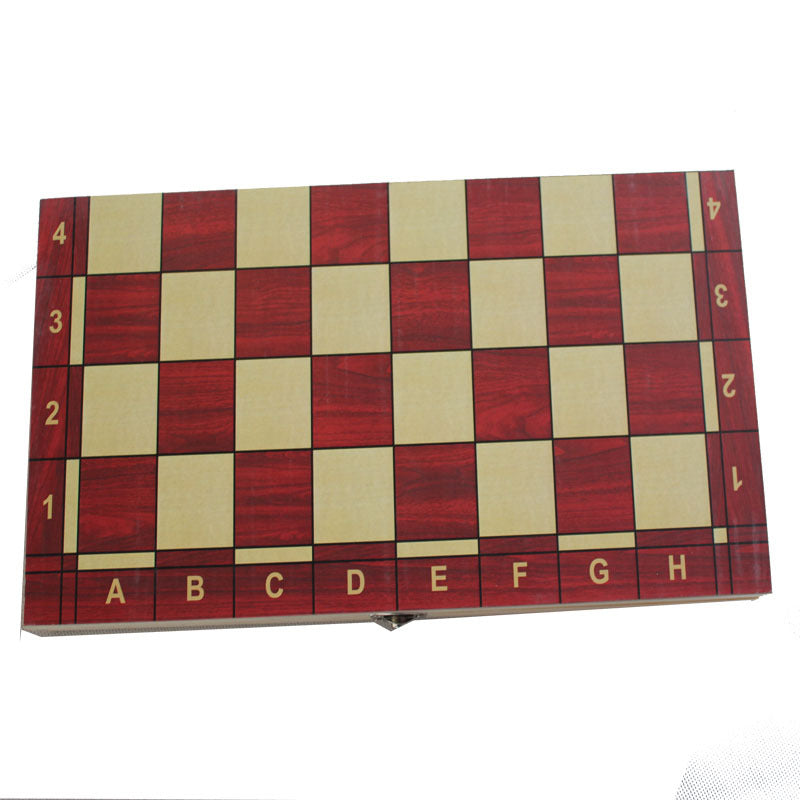 厂家直销国际象棋 木制拼格国际象棋 折叠棋盒国际象棋Factory-direct chess sets, wooden checkerboard chess sets, folding chess box sets