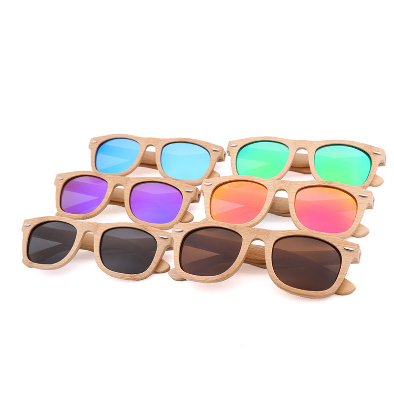 方形竹木眼镜Square bamboo and wood glasses