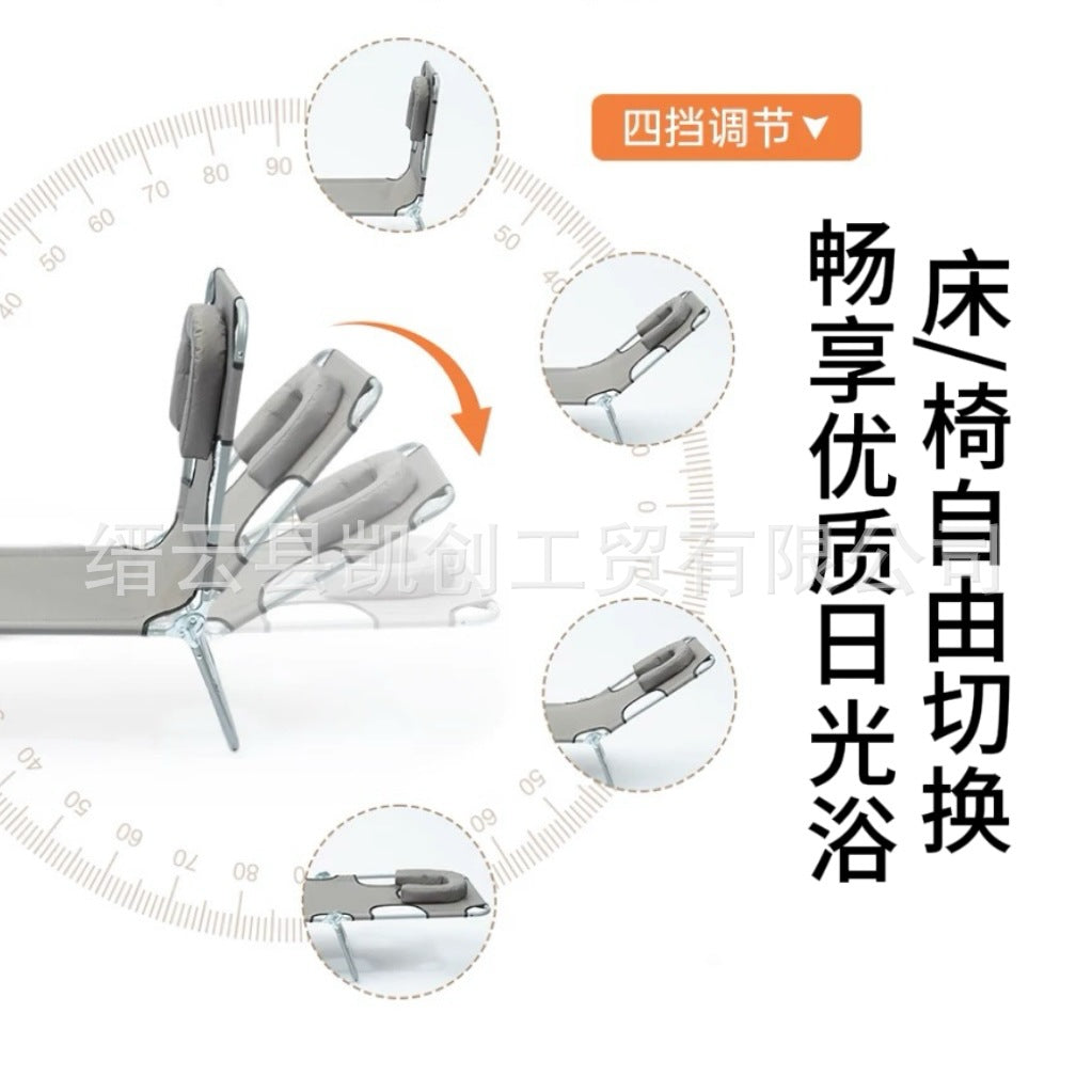 源头工厂户外晒背趴椅带孔三折叠三伏天晒背床露营折叠床午休床Direct from the manufacturer: outdoor sun lounger with ventilation holes, triple-fold design; ideal for the hottest days of summer, camping, and as a nap bed