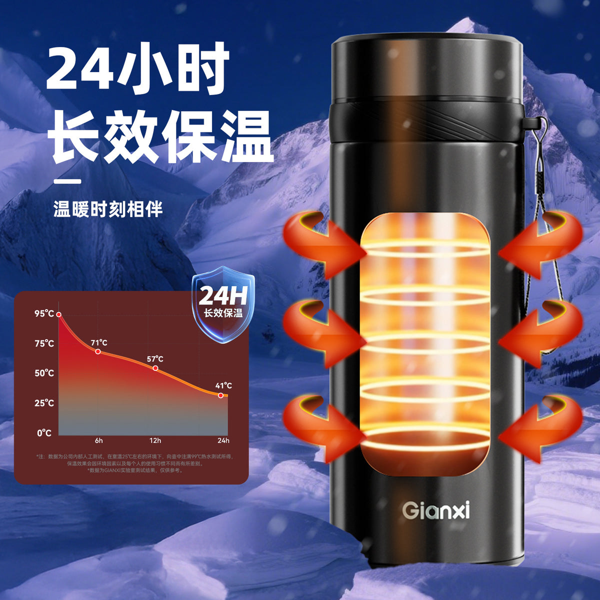 男士车载杯保温杯不锈钢高档水杯可印logo茶水分离泡茶杯Men's Car Mug, Insulated Stainless Steel Premium Water Bottle, Customizable with Logo, Tea-Water Separation Tea Cup