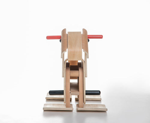 #1279优木摇摇马木制可坐可骑坚固实木骑乘益智儿童安抚#1279 Youmu Rocking Horse – Wooden, Can Be Sat On or Ridden, Sturdy Solid Wood, Educational and Soothing for Children