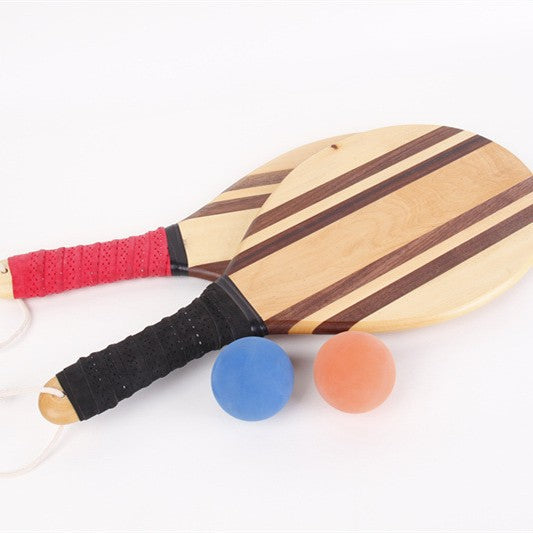 实木壁球拍 匹克球拍 专利拼接沙滩拍 海滩球拍Solid Wood Squash Racket, Peak Racket, Patented Modular Beach Racket, Beach Racket