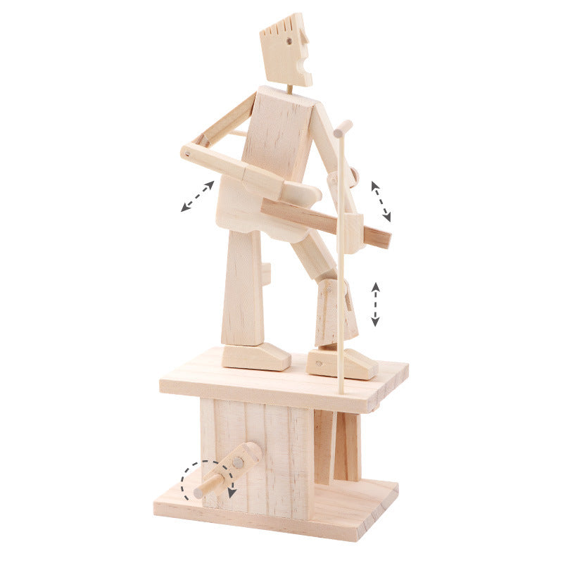 Timberkits英国手工动手类成人拼搭玩具成型后可以手摇摆动动手强Timberkits: British handmade, hands-on adult construction toys that can be swung by hand once assembled, providing a great workout for the hands