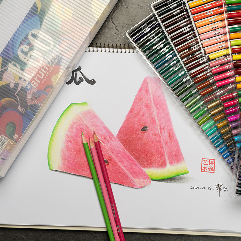 160色彩铅彩色铅笔油性非水溶彩铅漫画彩笔涂鸦160-colour coloured pencils, oil-based, non-water-soluble, comic art pencils, doodling pencils