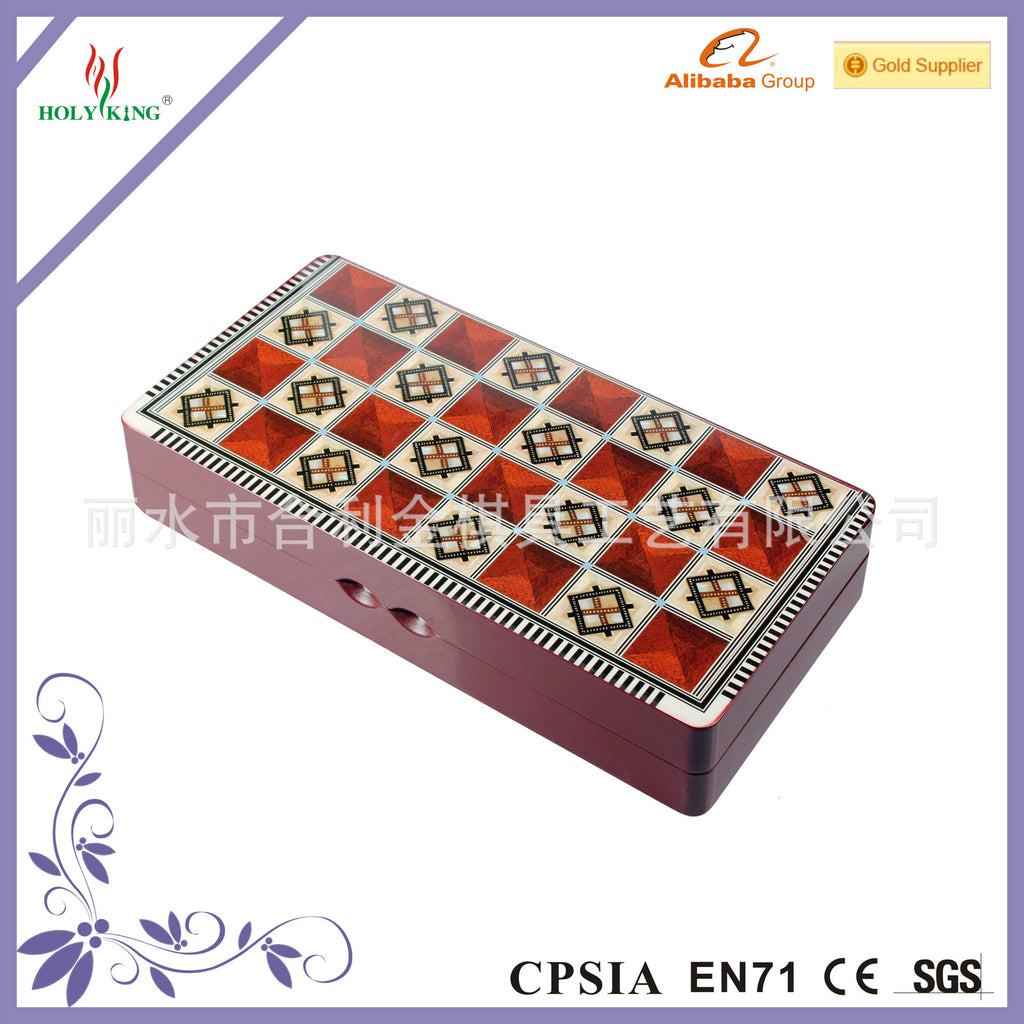 木制双陆棋 3ni1 木制棋子  高光双陆棋 阿拉伯游戏  可加工款双Wooden Backgammon Set 3ni1 Wooden Pieces  High-Gloss Backgammon Set Arabic Game  Customisable Backgammon Set