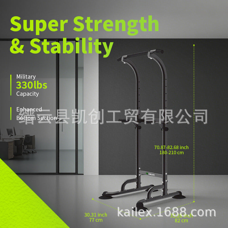 多功能健身器材室内成人单杠家用引体向上器械落地架Multi-functional fitness equipment: indoor adult pull-up bar for home use, floor-standing frame