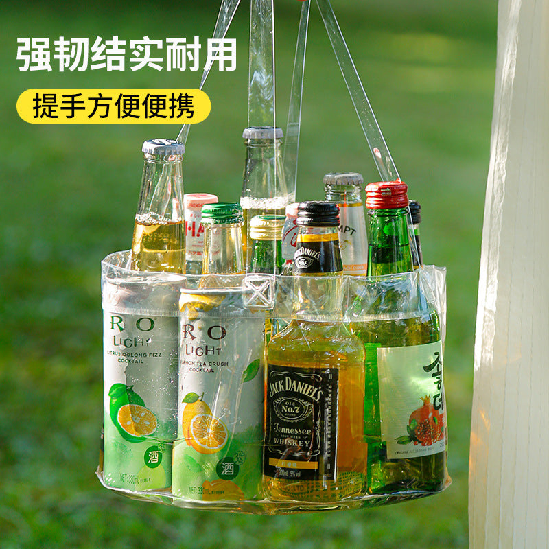 新款折叠便携水盆户外差旅多用神器透明洗脸盆野餐储水工具洗菜篮New Foldable Portable Basin – A Versatile Must-Have for Outdoor Activities and Travel: Transparent Washbasin, Picnic Water Storage Container and Vegetable Washing Basket