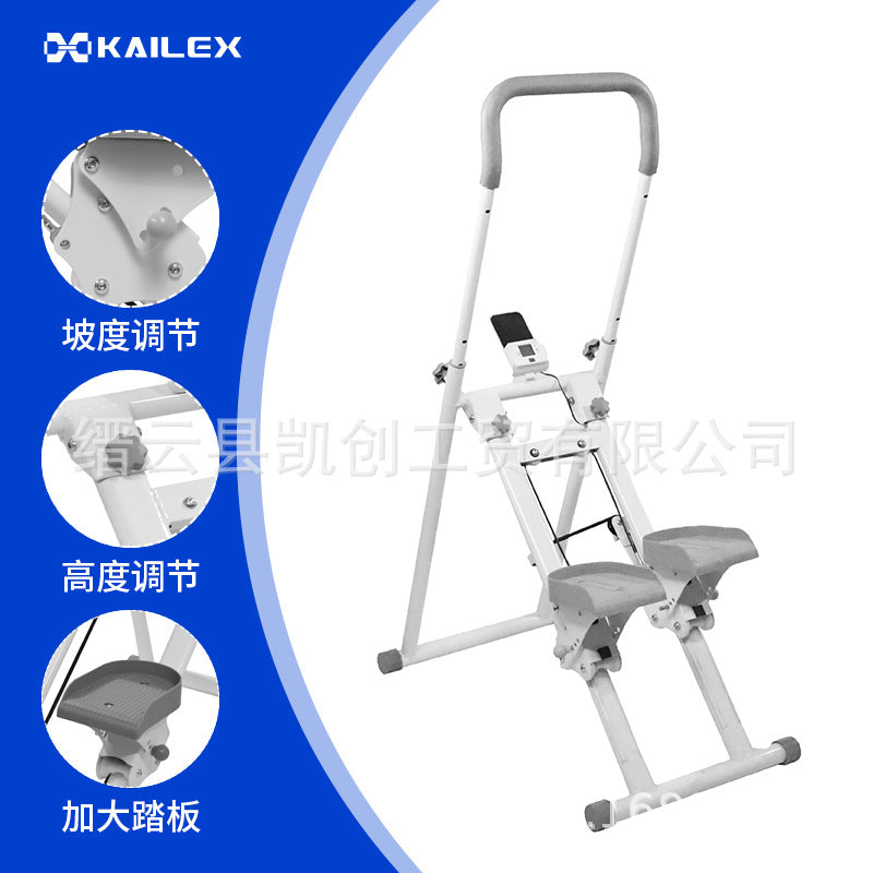 跨境批发多功能爬楼机带计数器家用健身器材楼梯机登山机源头厂家Cross-border wholesale of multifunctional stair climbers with counters – home fitness equipment, stair climbers and mountain climbers from the manufacturer