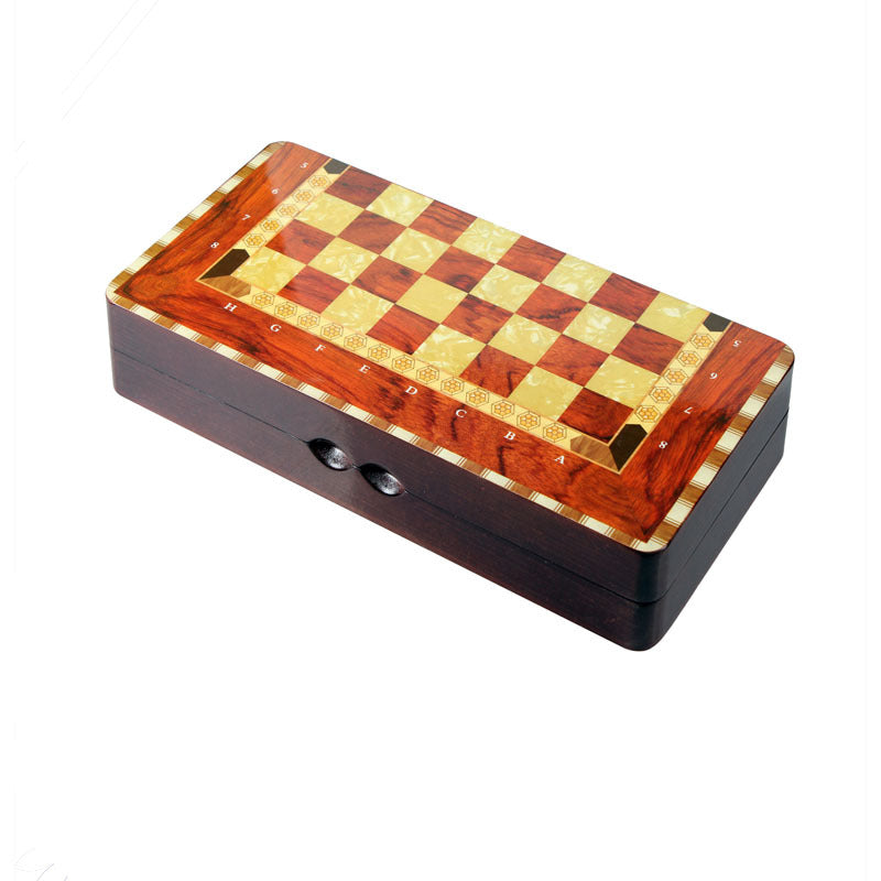 贴纸 阿拉伯双陆棋  国际象棋 国际跳棋 3合一 木制 pu高光漆Stickers, Arabic Backgammon, Chess, Checkers – 3-in-1 Set, Wooden, PU High-Gloss Finish