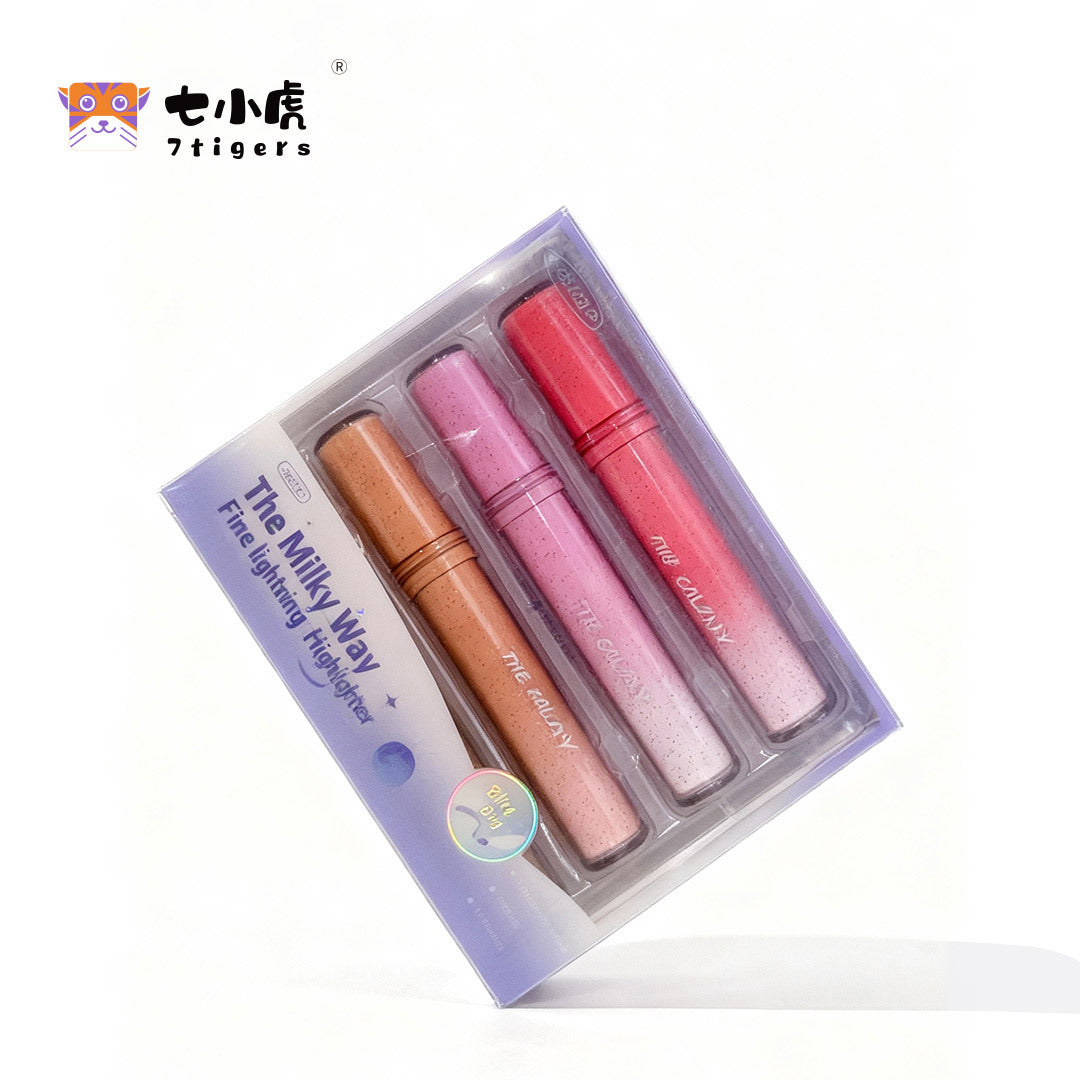炫彩星空眼线笔防汗不晕染硬头新手易画眼线液笔黑色棕色Glamorous Starry Sky Eyeliner Pen – Sweat-proof and smudge-proof, with a firm tip for easy application by beginners. Liquid eyeliner pen in black and brown.