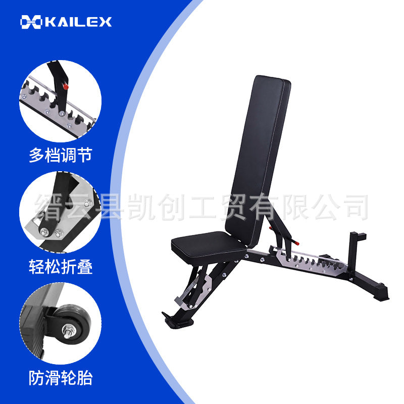 源头厂家多功能REP凳室内家用商用健身器材哑铃训练凳专业卧推凳Direct from the manufacturer: Multifunctional REP bench – indoor fitness equipment for home and commercial use; dumbbell training bench; professional bench press bench
