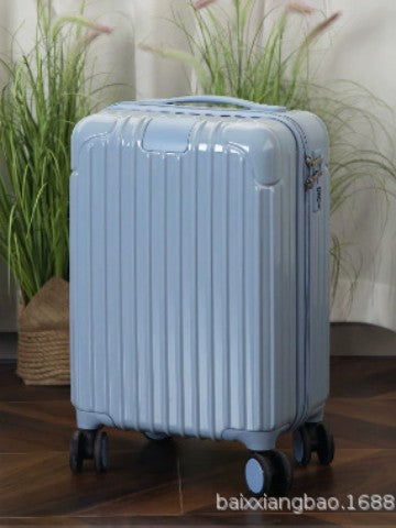 20寸拉链行李箱PC登机箱静音万向轮学生旅行箱批发20-inch Zipped Luggage, PC Cabin Luggage, Silent Multi-directional Wheels, Student Travel Suitcases – Wholesale