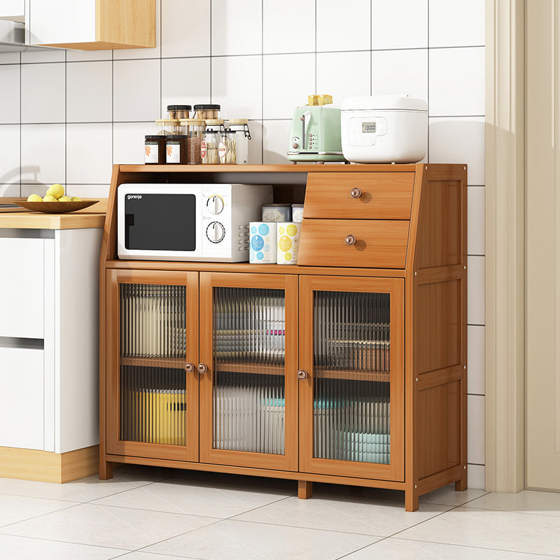 收纳柜原木风餐边柜靠墙一体储物柜子酒柜客厅家具Storage cabinet, rustic-style sideboard, wall-mounted integrated storage unit, wine cabinet, living room furniture