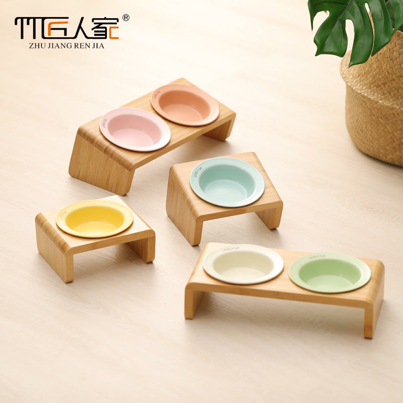 猫碗架竹木宠物源头工厂logo贴牌代工OEM厂家直销定制来图加工Cat Bowl Stands: Bamboo and Wooden Pet Products – Direct from the Manufacturer, Logo, Private Labelling, OEM, Factory Direct Sales, Customisation and Manufacturing to Your Designs