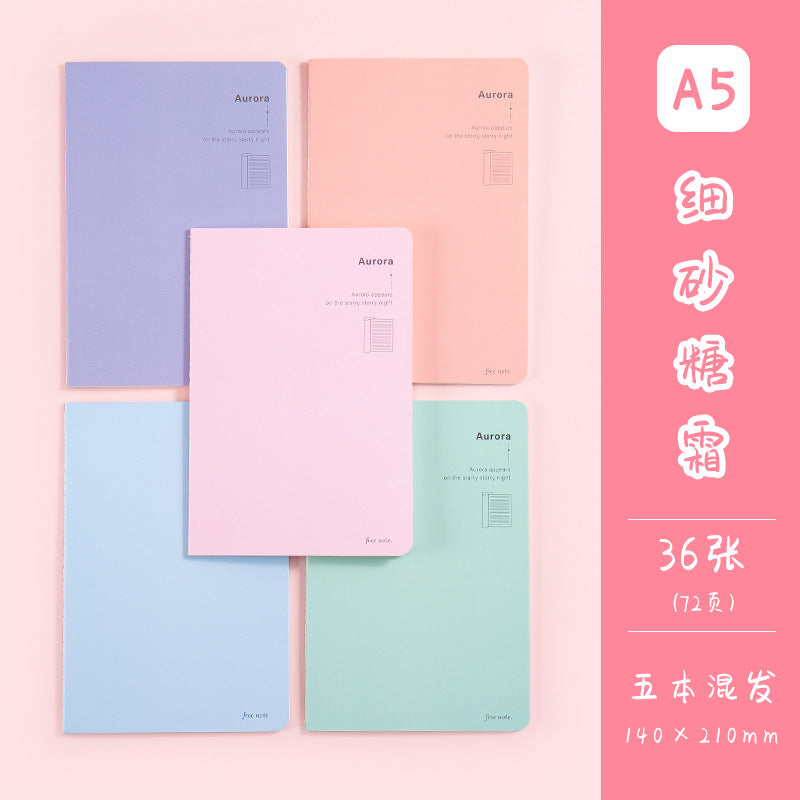 魔卡文化创意A5车线本可爱卡通图案笔记本学生学习文具手帐MoKa Cultural & Creative A5 Stitched Notebook with Cute Cartoon Designs—Student Study Stationery and Planner