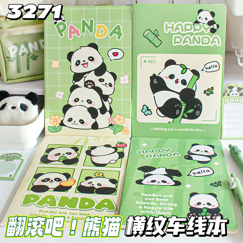 记事本可爱卡通学生用品作文本创意图案A5车线本子笔记本Notebooks: Cute Cartoon Student Supplies, Creative Design A5 Stitched Notebooks