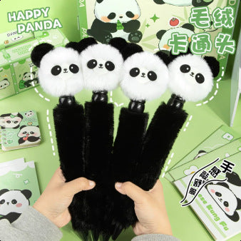 毛绒按动笔儿童解压卡通卡皮巴拉大号学生文具小礼品文具Plush Push-Button Pen for Kids: Stress-Relief Cartoon Capybara, Large Size, Student Stationery, Small Gift