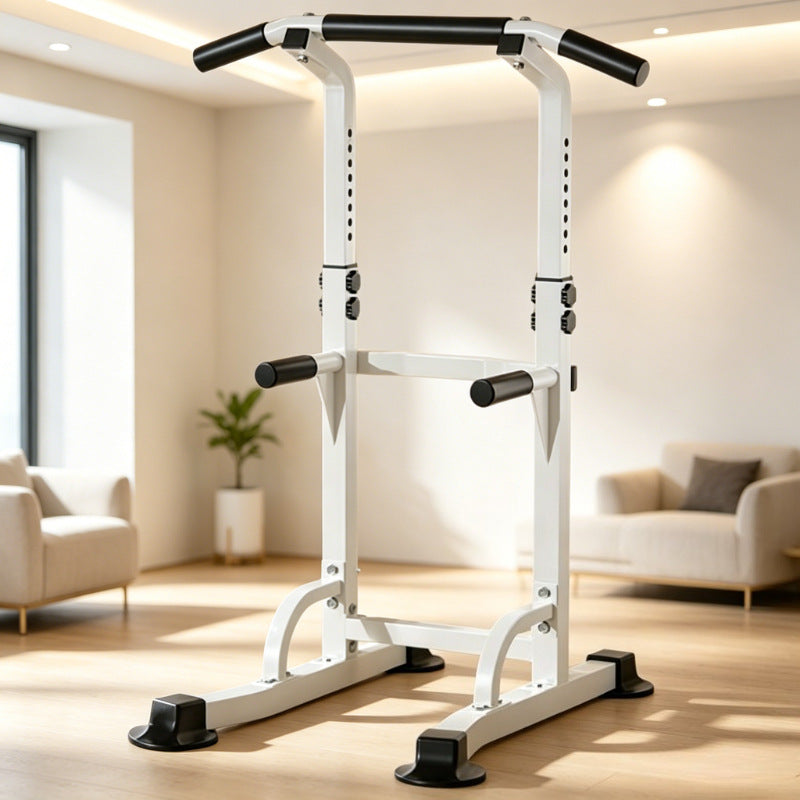 家用室内单杆健身器材家庭多功能落地单双杠架引体向上器Home-use indoor single-bar fitness equipment: multi-functional freestanding home pull-up bar and parallel bars