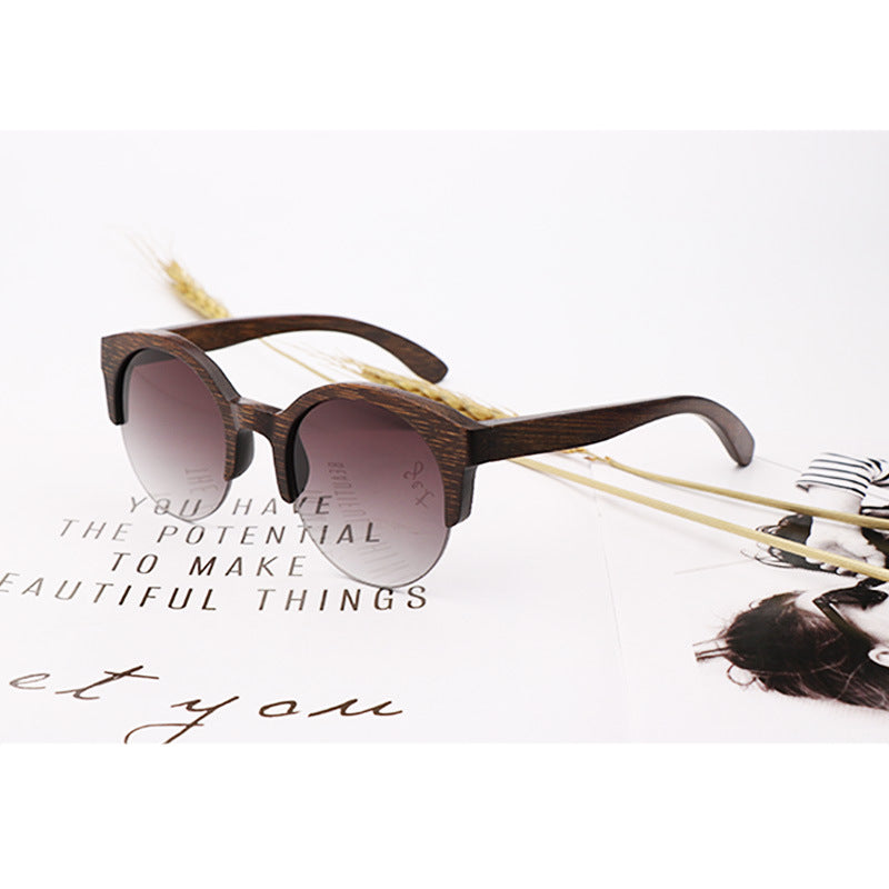 半框太阳眼镜Semi-rimless sunglasses