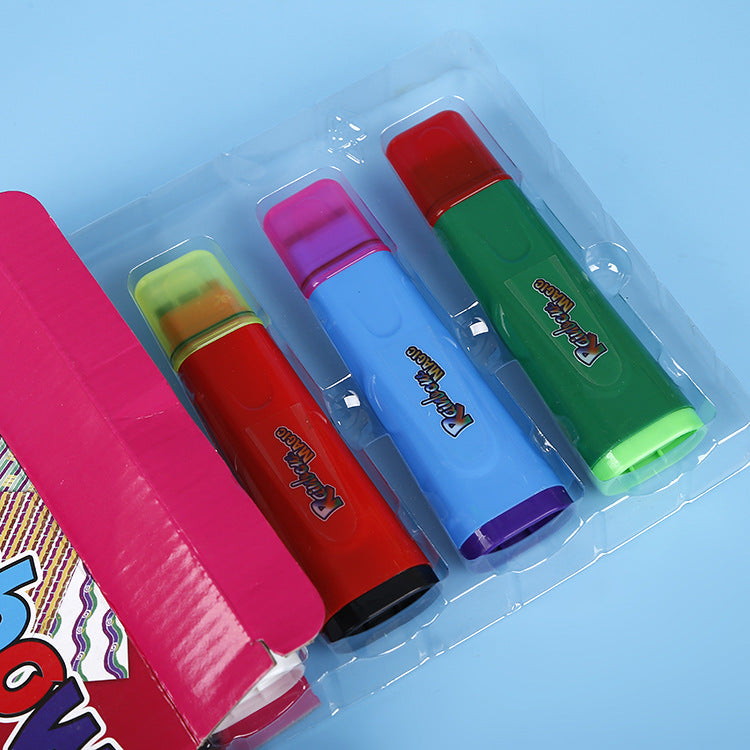 厂家批发魔术变色笔梦幻手账笔三个头变色荧光水彩笔套装Manufacturer’s Wholesale: Magic Colour-Changing Pens – Dreamy Planner Pen Set: Three-Tip Colour-Changing Fluorescent Watercolour Pen Set