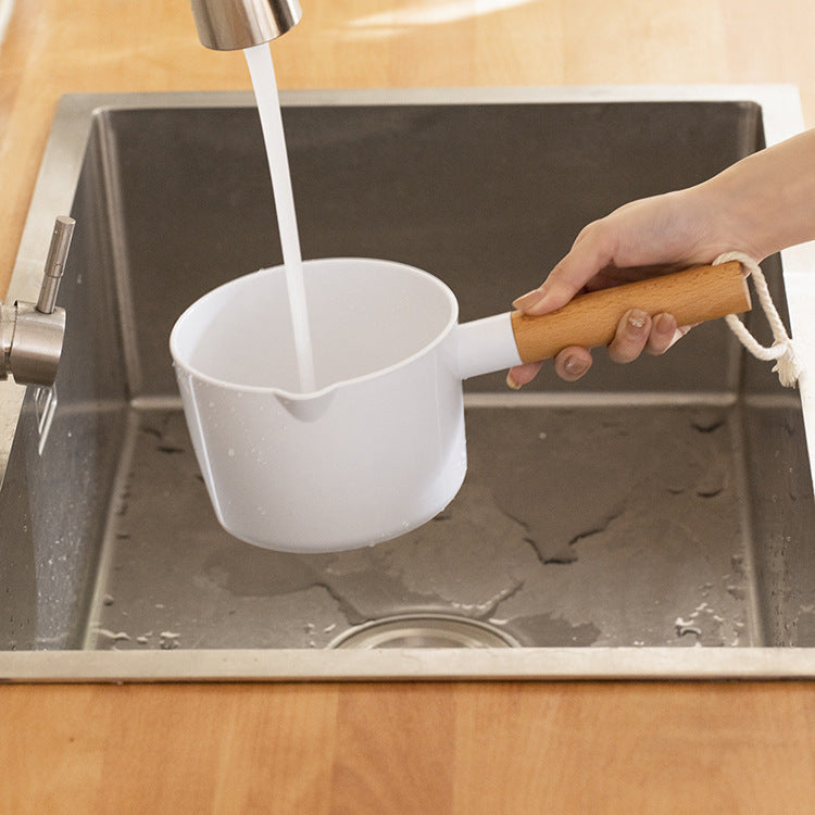 水勺厨房舀水瓢家用加厚长柄塑料多用途大号家居创意加深水舀子Water Scoop, Kitchen Ladle, Household Use, Thickened Long-Handled Plastic, Multi-purpose, Large Size, Creative Deep Water Scoop