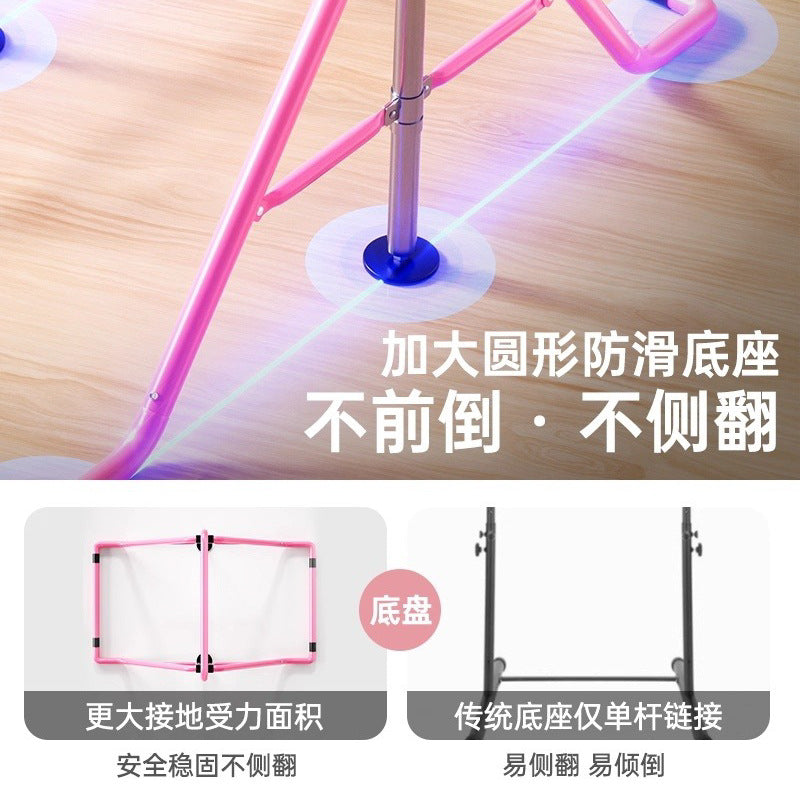跨境热销儿童杠室内家用引体向器吊杠小孩家庭落地式折叠健身器材Best-selling cross-border children’s pull-up bar for indoor home use – floor-standing, foldable fitness equipment for children