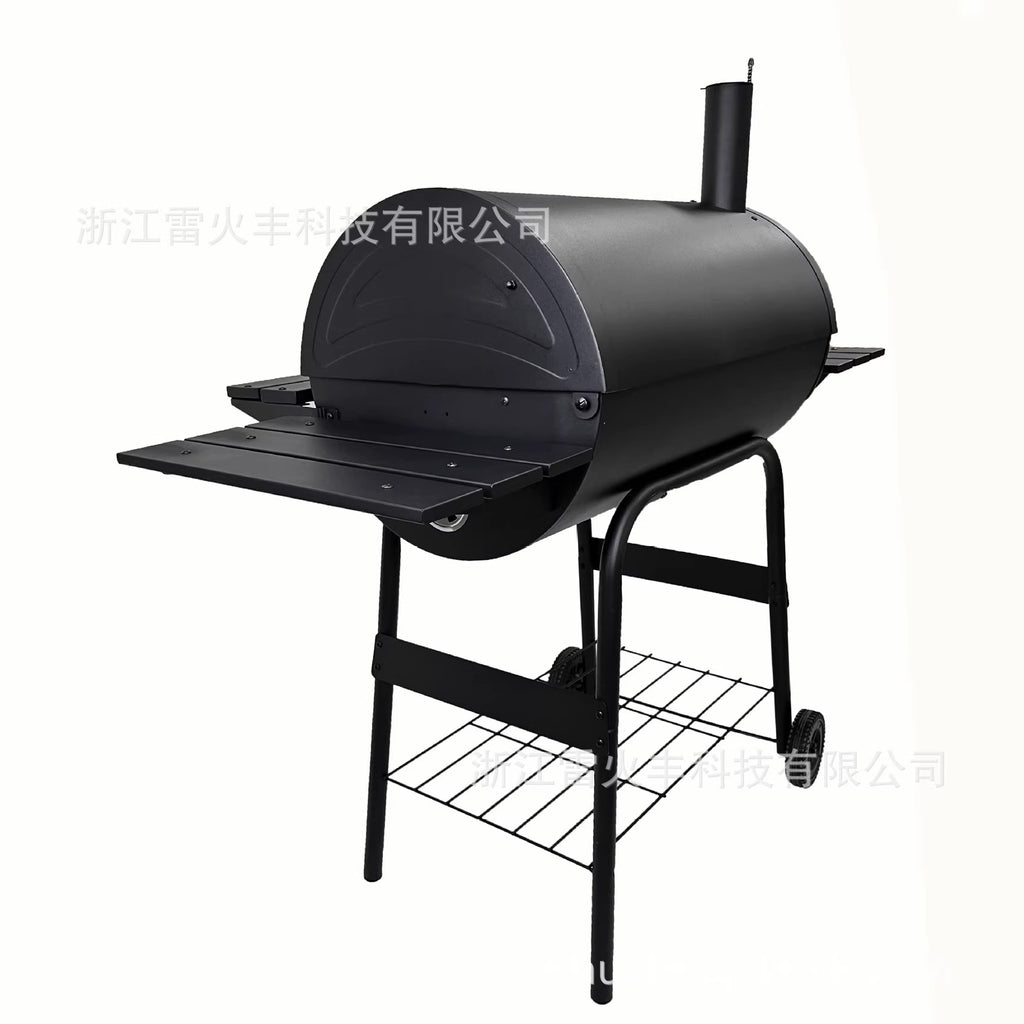 定制新款厂家直销庭院木炭烧烤炉大型焖烤炉Custom-made, factory-direct garden charcoal barbecues and large slow cookers