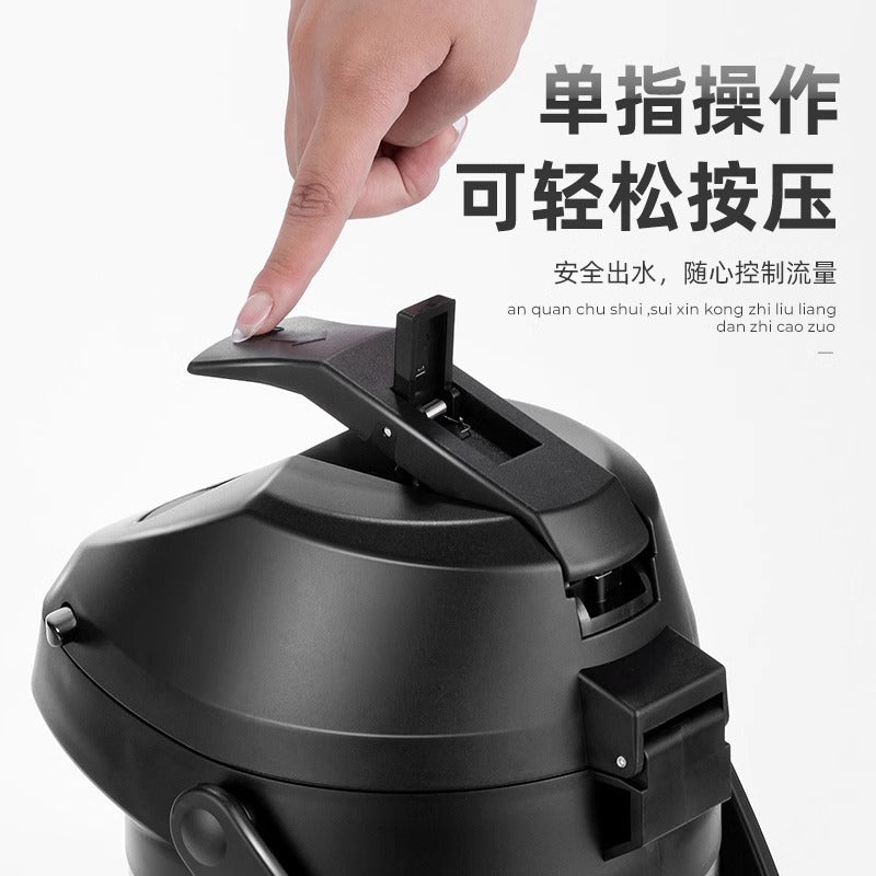 按压式保温瓶家用大容量保暖壶学生宿舍用开水瓶水壶气压式热水瓶Push-Button Thermos, Large-Capacity Household Thermos, Thermos for Student Dormitories, Hot Water Bottle, Pressure-Sealed Thermos