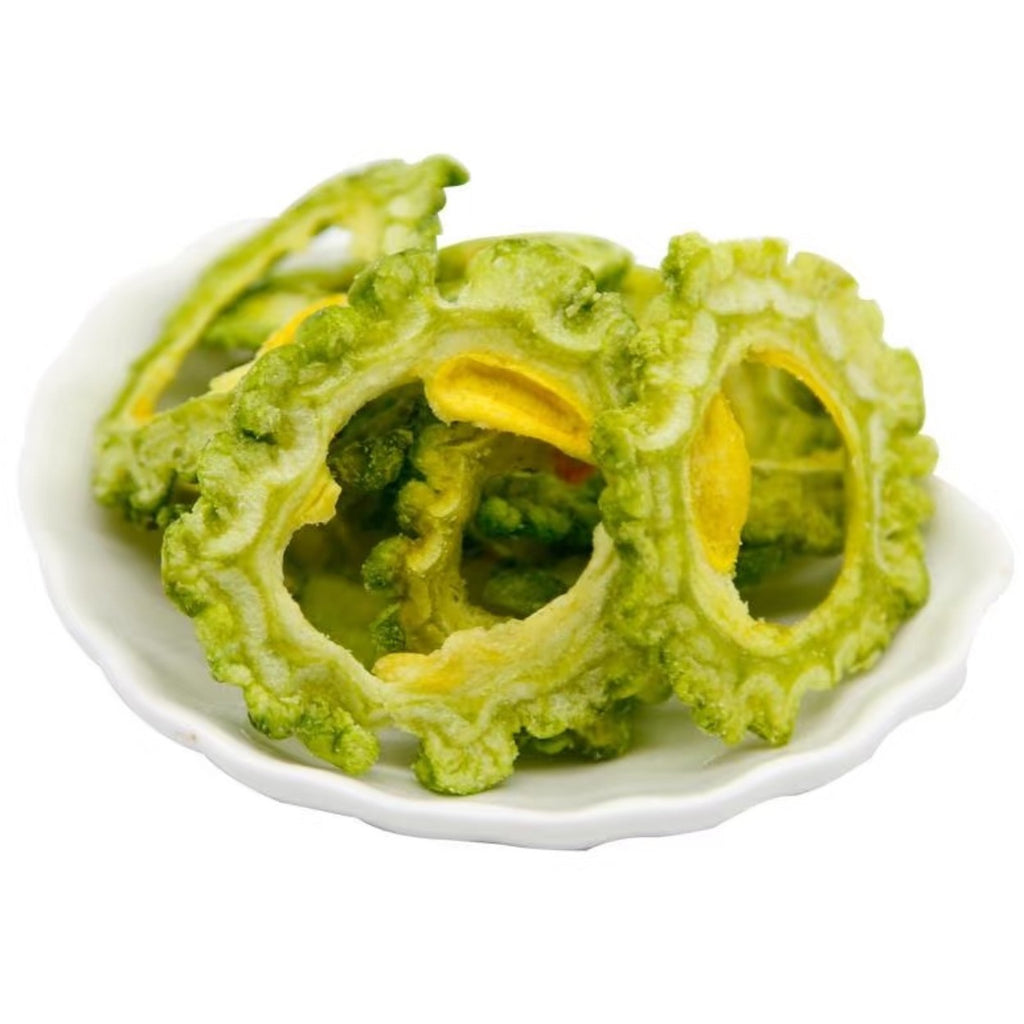 【OEM代加工贴牌定制】苦瓜脆片苦瓜蔬果脱水蔬菜干即食零食厂家[OEM Contract Manufacturing and Private Labelling] Bitter Melon Crisps – Dehydrated Bitter Melon and Fruit & Vegetable Snacks – Ready-to-Eat Snack Manufacturer