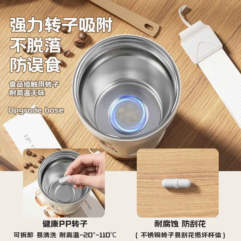 创意便携电动搅拌水杯全自动充电磁力杯子奶粉豆浆咖啡杯Creative Portable Electric Mixing Cup—Fully Automatic Charging Magnetic Cup for Formula, Soy Milk, and Coffee