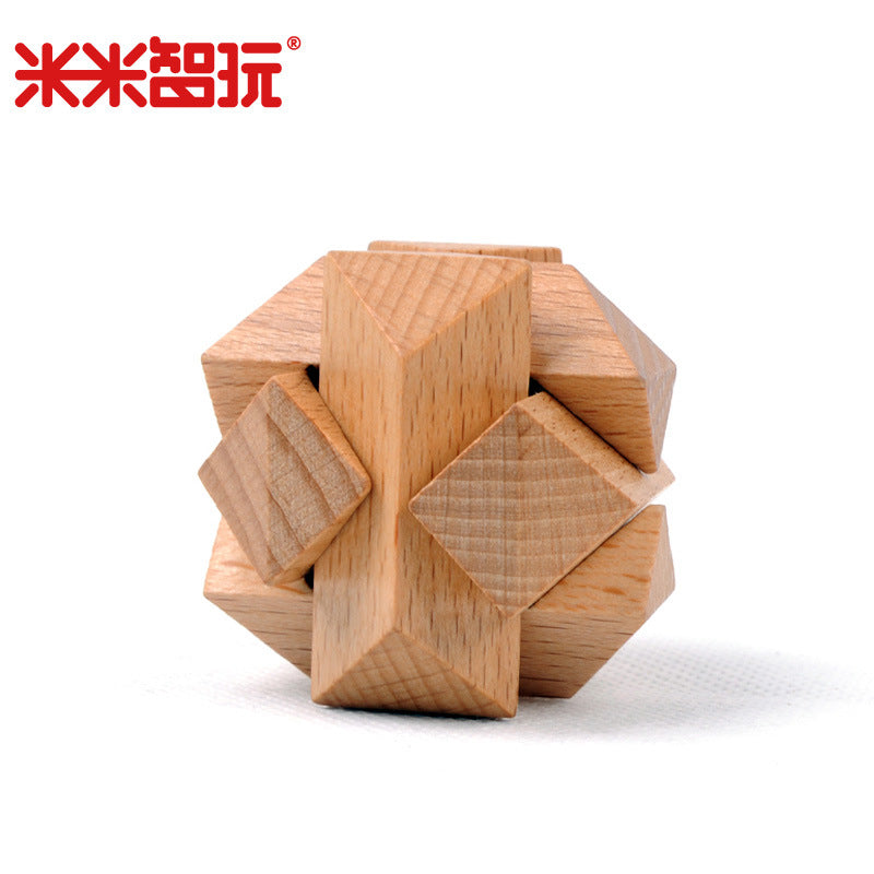 厂家直供成人益智玩具孔明锁十八合一礼盒装木制玩具热销批发Manufacturer-direct adult puzzle toys: 18-in-1 Kongming Lock gift set – wooden toys, hot-selling wholesale