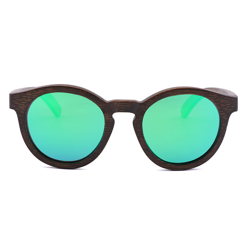 复古竹木太阳眼镜Vintage bamboo and wood sunglasses