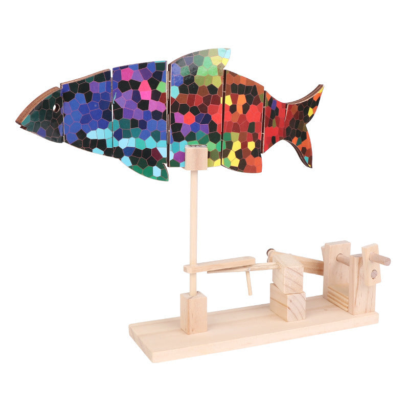 TK立体组装拼搭玩具小鱼模型孩子DIY玩具9岁以上玩具TK 3D Assembly Toy: Little Fish Model – DIY Toy for Children Aged 9 and Over