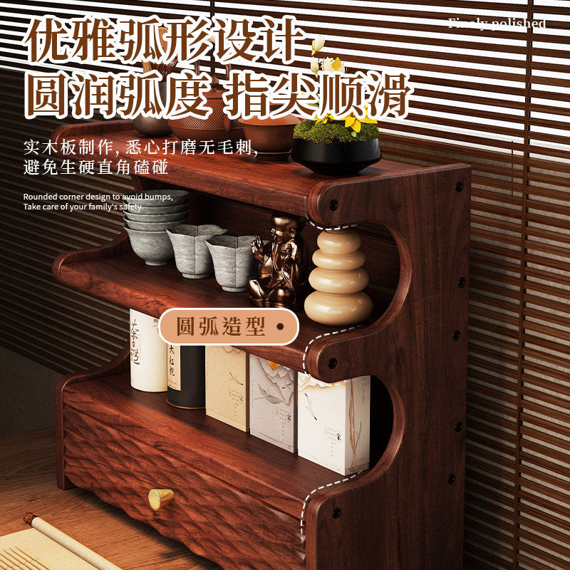 客厅餐边柜桌面置物架餐桌台面杯子收纳桌上桌子茶杯茶具咖啡架子Living room sideboard, tabletop organiser, dining table top, cup storage, table-top, teacups, tea set, coffee rack