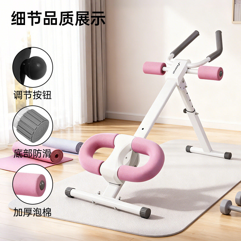 美腰机健腹器收腹机瘦肚子马甲线神器腹肌健身器材卷腹机 Waist-slimming machines, abdominal trainers, tummy-flattening machines, belly-slimming gadgets, six-pack trainers, abdominal fitness equipment, sit-up machines