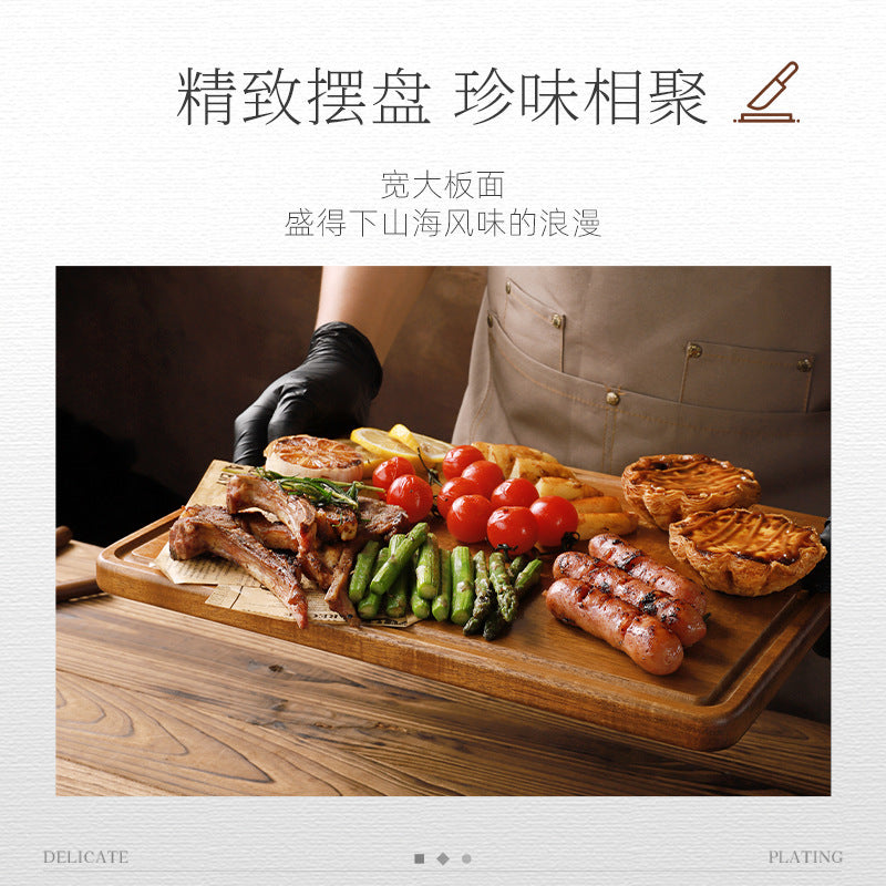 家逸相思木料理板（中号）KAYI Acacia Wood Pizza Tray Steak Board Rectangle Medium Size