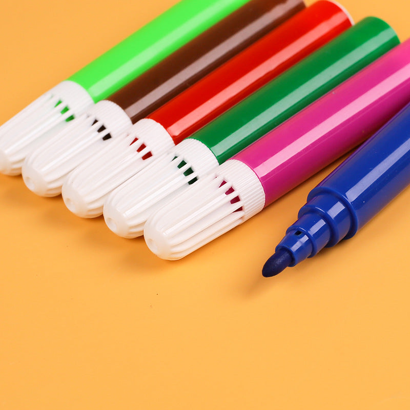 绘图水彩笔 12.5cm水彩笔 4色塑料水彩 12色塑料水彩 画画彩笔Watercolour pens for drawing 12.5 cm watercolour pens 4-colour plastic watercolour set 12-colour plastic watercolour set Coloured pens for drawing
