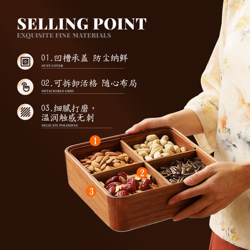 家逸四宫格干果盒 KAYI 4 in 1 Compartment Dried Fruit Box