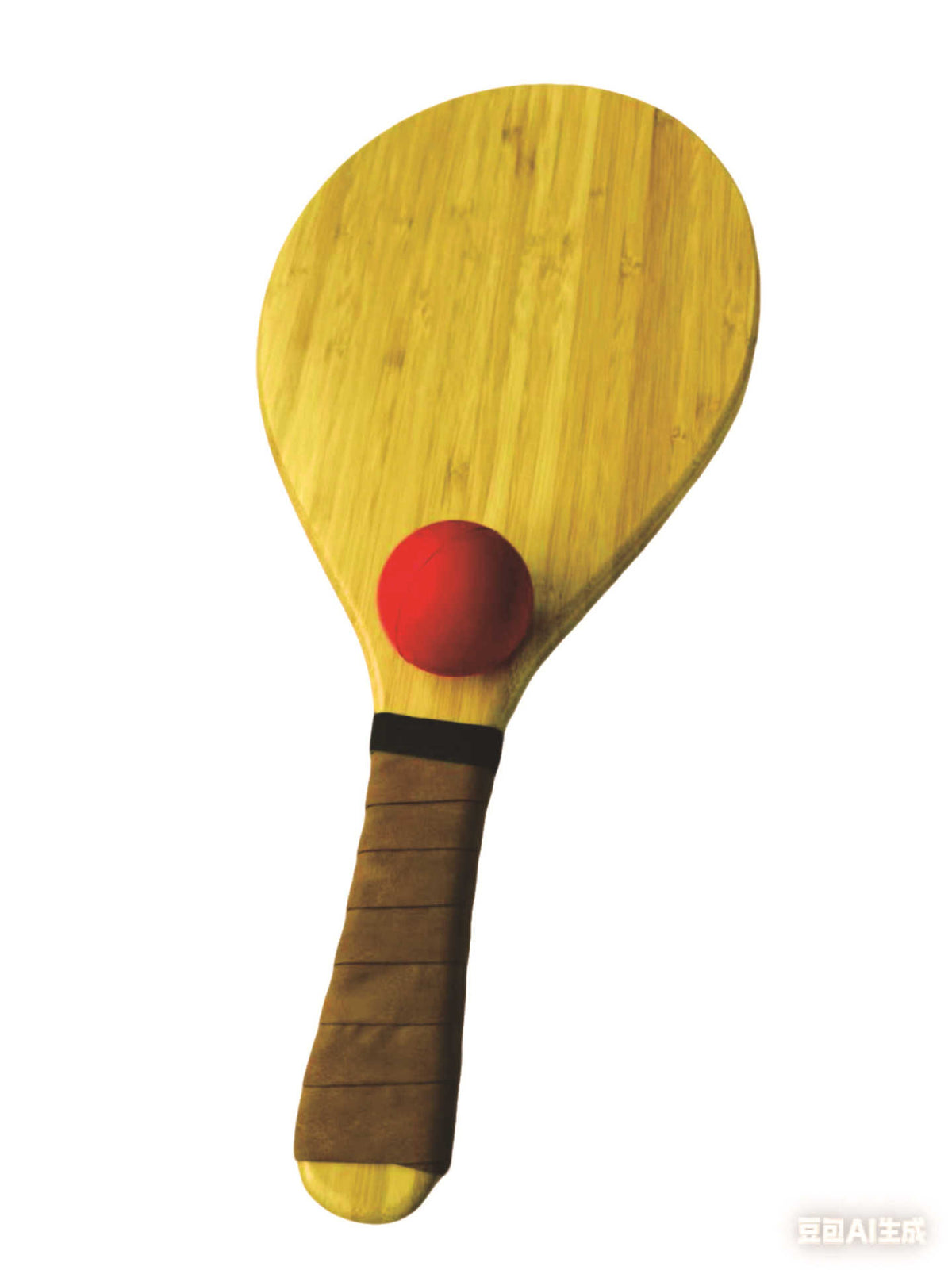 竹制沙滩拍匹克球拍实木户外运动亲子互动球拍可加logoBamboo beach racquet, Peak racquet, solid wood outdoor sports racquet, parent-child interactive racquet – logo can be added