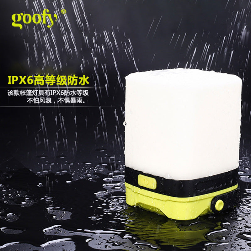 七彩炫光氛围灯硅胶高级防水帐篷灯可悬挂小夜灯便携Multicoloured Glowing Ambient Light – Premium Silicone Waterproof Tent Light, Hangable Night Light, Portable