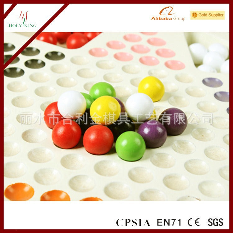 盒盖装6色中国跳棋 ， Chinese checkers