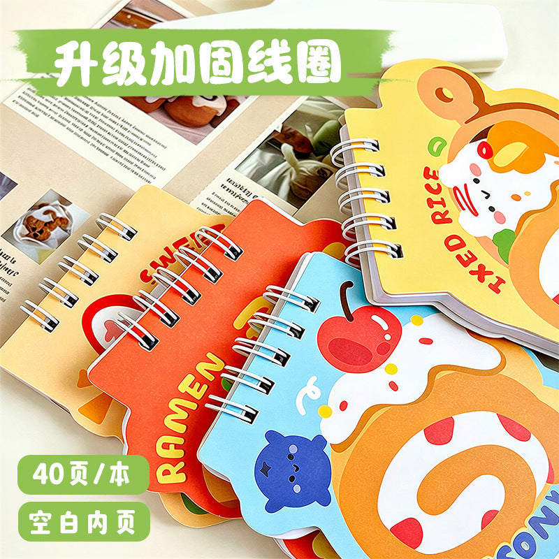 卡皮巴拉异形记事本儿童线圈本高颜值新品笔记本学生迷你小本子 Capybara Alien Notebook: Kids' Spiral-Bound Notebook, Stylish Notebook, Mini Notebook for Students