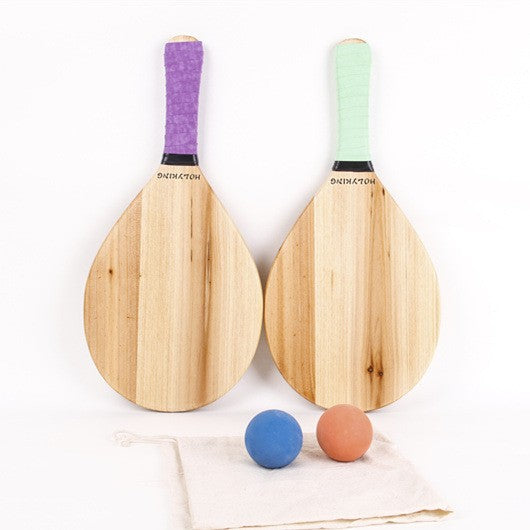 实木壁球拍 匹克球拍 专利拼接沙滩拍 海滩球拍Solid Wood Squash Racket, Peak Racket, Patented Modular Beach Racket, Beach Racket