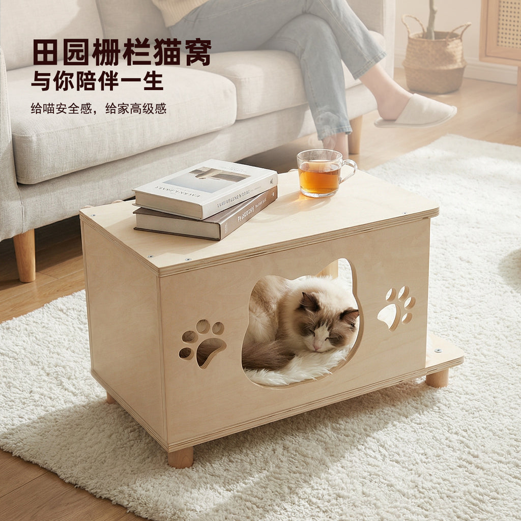 读功能猫窝一件代发多层板猫窝猫咪爬架别墅玩具宠物用品宠物别墅Read about functional cat beds, drop-shipping, multi-tiered cat beds, cat climbing frames, cat villas, toys and pet supplies