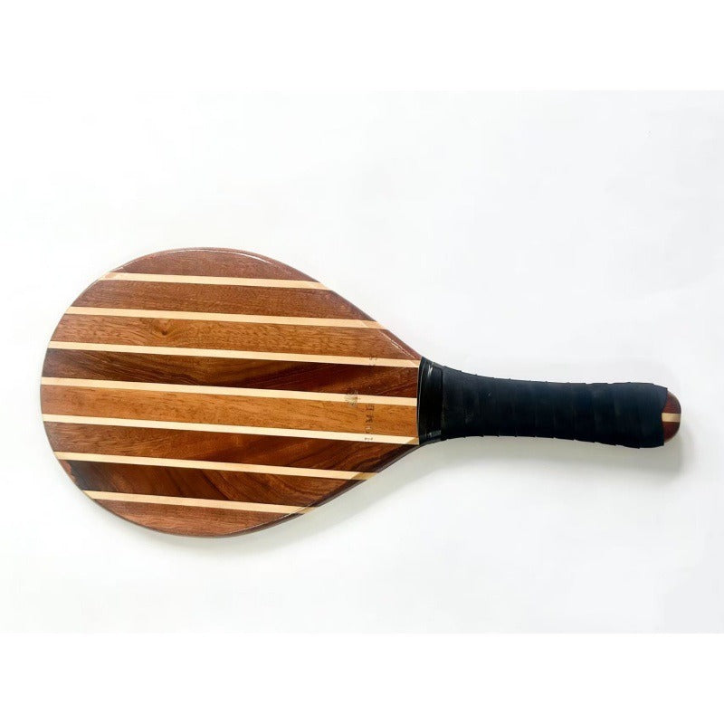 木制沙滩拍户外运动体育用品实木可定制（可定制球拍样式)Wooden beach rackets for outdoor sports – solid wood, customisable (customisable racket designs available)