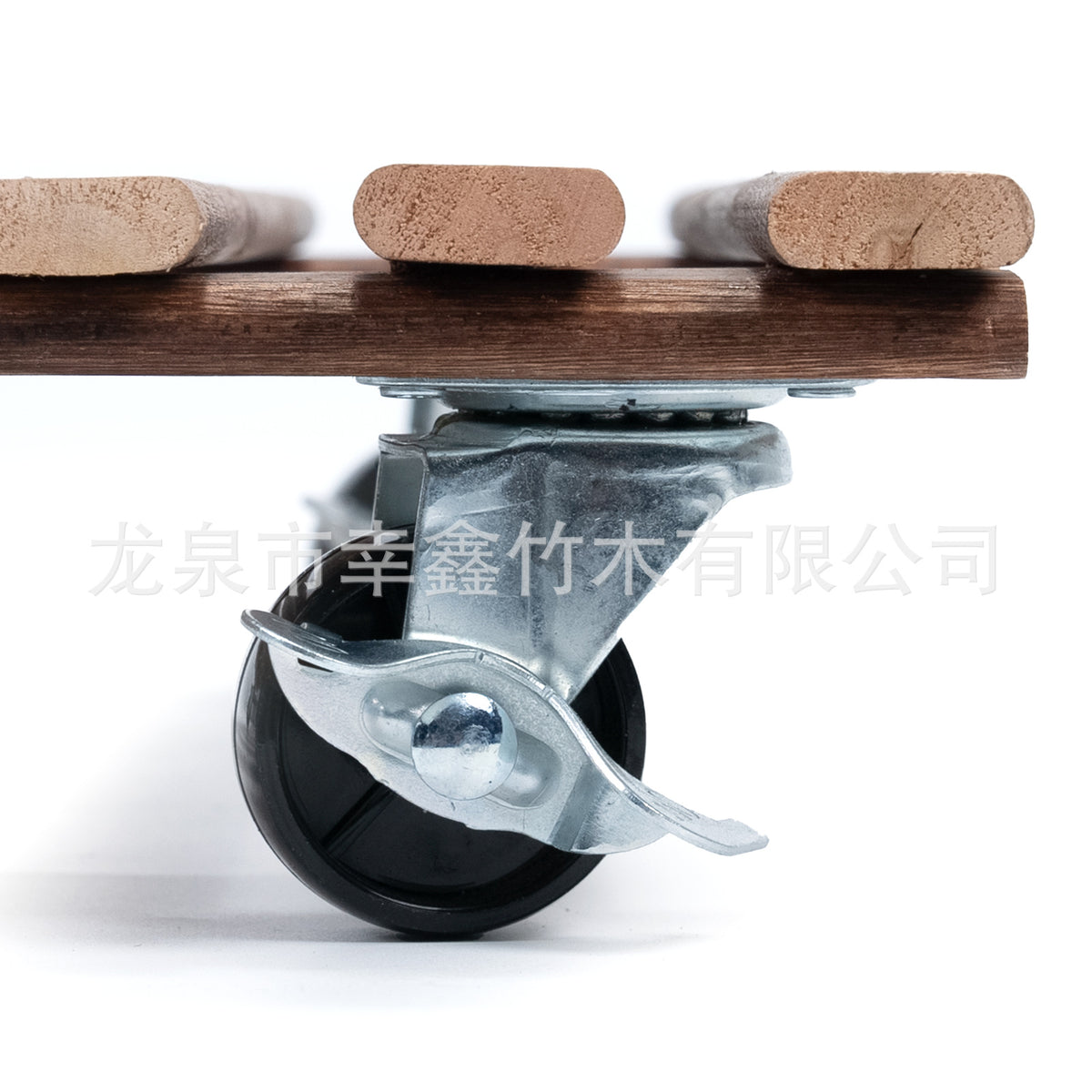 移动花盆托盘底座带滚轮万向轮透气防滑木制花架加厚绿植承重架子Mobile plant pot tray base with castors and swivel wheels; breathable, non-slip wooden plant stand; reinforced plant support frame