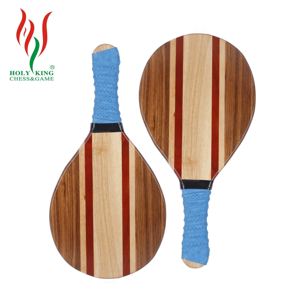 高光pu木制沙滩拍   海滩球拍 户外运动沙滩拍High-gloss PU wooden beach racket   Beach racket   Outdoor sports beach racket